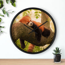 Load image into Gallery viewer, Slumbering Red Panda | Wall Clock