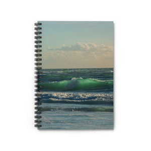 Sunlight Through the Waves | Spiral Notebook