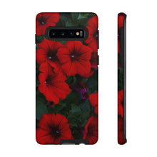 Load image into Gallery viewer, Deep Red Petunias | Phone Case