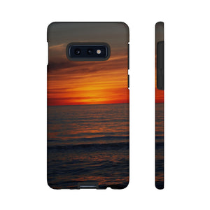 Lined Ocean Sunset | Phone Case