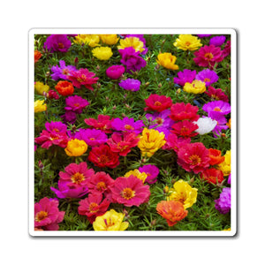 Vibrant Summer Flowers | Magnet