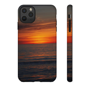 Lined Ocean Sunset | Phone Case