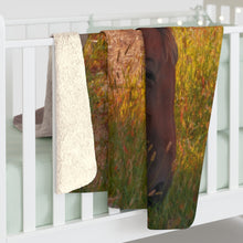 Load image into Gallery viewer, Pasture Companions | Sherpa Fleece Blanket
