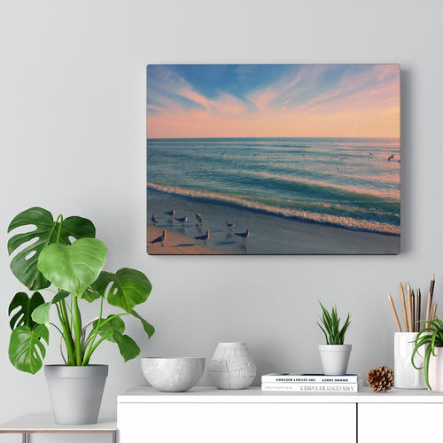 Pastel Ocean Sunset | Canvas Gallery Wrap