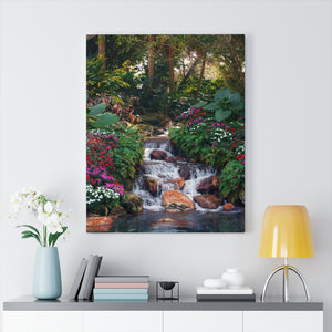 Cascading Floral Falls | Canvas Gallery Wrap