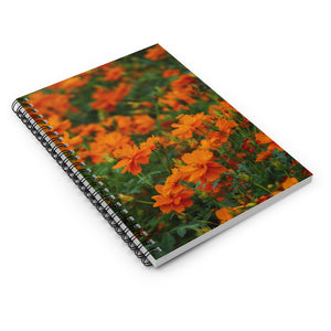 Wild Orange Flora | Spiral Notebook