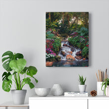 Load image into Gallery viewer, Cascading Floral Falls | Canvas Gallery Wrap