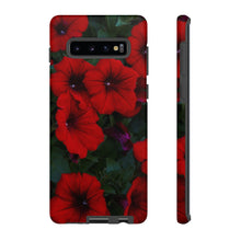 Load image into Gallery viewer, Deep Red Petunias | Phone Case