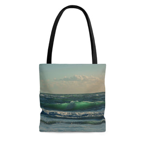 Sunlight Through the Waves | Tote Bag
