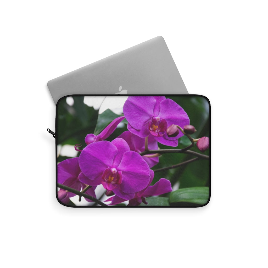 Purple Orchid Hues | Laptop Sleeve