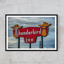 Load image into Gallery viewer, Cloudy Skies Over Thunderbird Inn