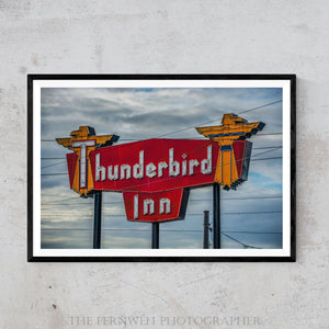 Cloudy Skies Over Thunderbird Inn
