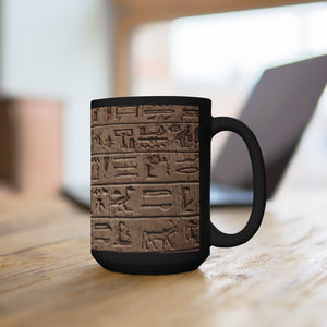 Language of Ancient Egyptians | Black Mug 15oz