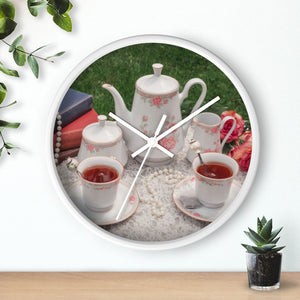 Rosy Tea | Wall Clock