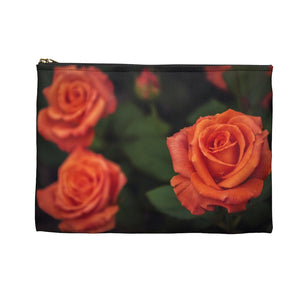 Remarkable Orange Rose | Accessory Pouch