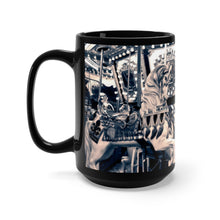 Load image into Gallery viewer, Dancing Around the Lights &amp; Mirrors | Black Mug 15oz