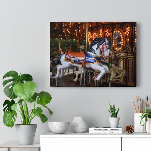 Coney Island Carousel Horses | Canvas Gallery Wrap
