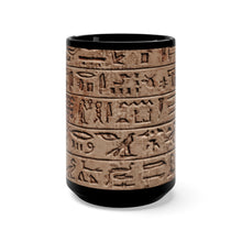 Load image into Gallery viewer, Language of Ancient Egyptians | Black Mug 15oz