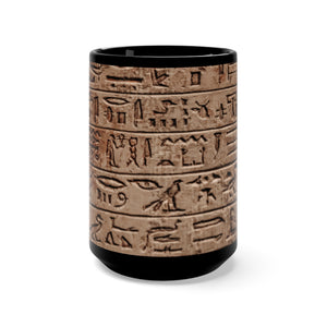 Language of Ancient Egyptians | Black Mug 15oz