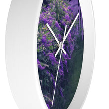 Load image into Gallery viewer, Whimsical Wisteria | Wall Clock