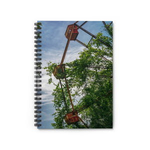 Ferris Wheel Turns No More | Spiral Notebook